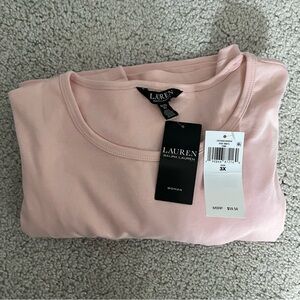 Lauren Ralph Lauren Blush Pink Tee